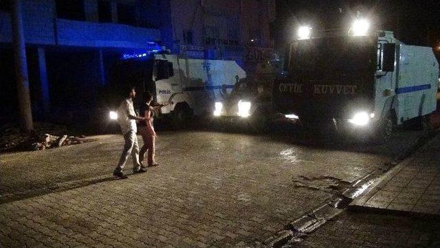 Nusaybin&rsquo;de Sınıra Y&uuml;r&uuml;me İsteyen Gruba Polis M&uuml;dahalle Etti 2