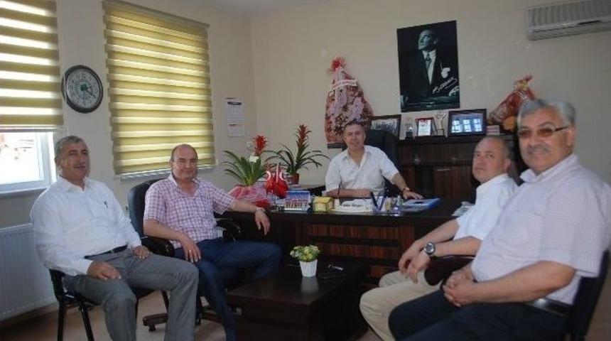 Ak Parti &Ccedil;erkezk&ouml;y İl&ccedil;e Başkanı Bahar'dan, &Ccedil;erkezk&ouml;y Kent Konseyi Başkanı Karag&ouml;z'e Ziyaret