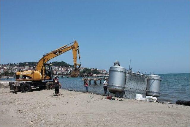 Ünye Belediyesi'nden Fıskiye Açılımı