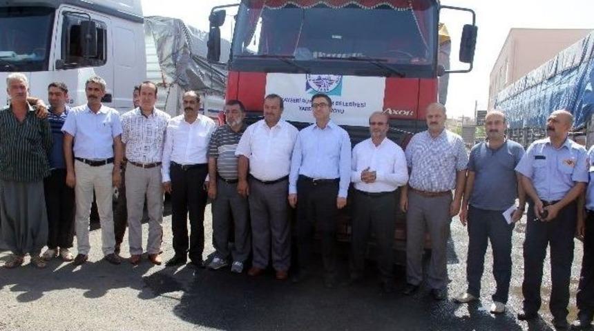 Kayseri&rsquo;den Suriyeli M&uuml;ltecilere Ramazan Yardımı