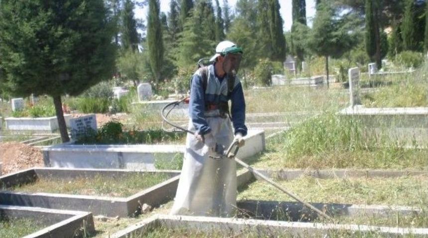 Denizli&rsquo;de Binden Fazla Mezarlık Temizlendi