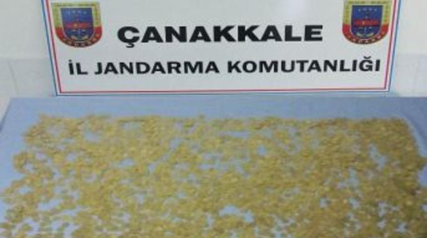 &Ccedil;anakkale&rsquo;de Sahte Altın Sikke Operasyonu