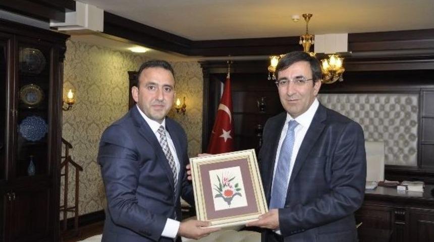 Trakyaka Genel Sekreteri Mahmut Şahin, Kalkınma Bakanı Cevdet Yılmaz&rsquo;ı Ziyaret Etti
