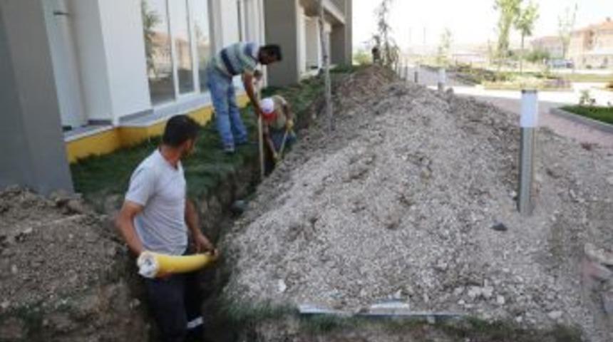 G&ouml;lbaşı'da Doğalgaz Sevinci