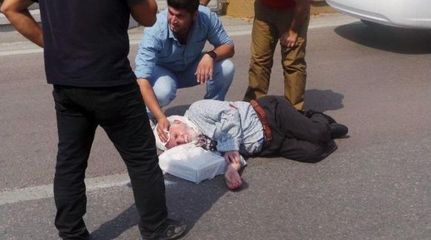 Yaşlı Adama Otomobil &Ccedil;arptı