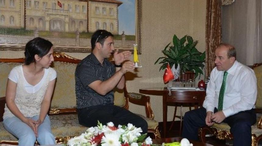 Mucit &Ouml;zkan Kardeşlerden Vali Sebahattin &Ouml;zt&uuml;rk&rsquo;e Ziyaret