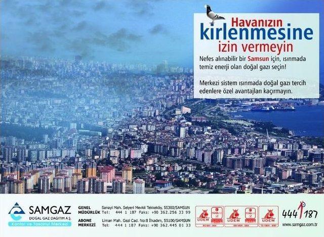 Samgaz Samsun’un Havasını Değiştiriyor