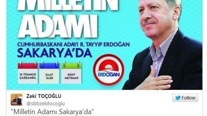 Başkan To&ccedil;oğlu&rsquo;dan Mitinge Davet