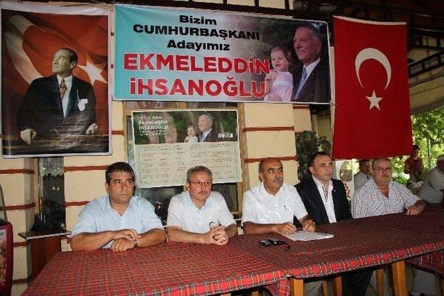 Ekmeleddin İhsanoğlu’na Desteklediklerini Açıkladılar