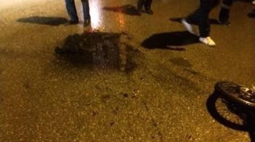 Sandıklı&rsquo;da Motosiklet Yangını