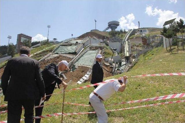 Gen&ccedil;lik Ve Spor Bakanlığı M&uuml;fettişlerinden, G&ouml;&ccedil;en Atlama Kulelerine İnceleme 2
