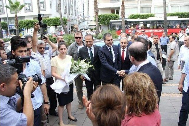 Bakan Çelik Adana'da