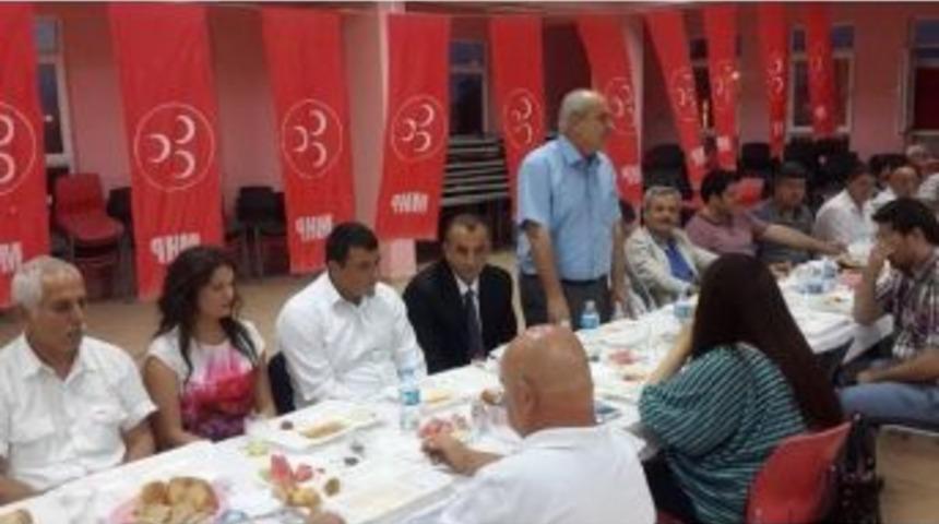 Mhp, Malkara Kozy&ouml;r&uuml;k Mahallesinde D&uuml;zenlenen İftarda Buluştu