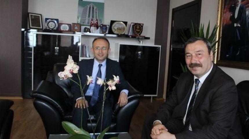 Sağlık M&uuml;d&uuml;r&uuml;nden Emniyet M&uuml;d&uuml;r&uuml;ne G&ouml;zaltı Ziyareti