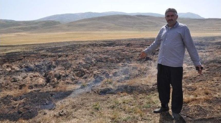 Muş&rsquo;ta Toprak Yangını