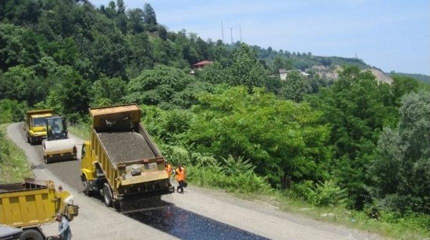 Ordu&rsquo;nun Yolları Asfaltlanıyor