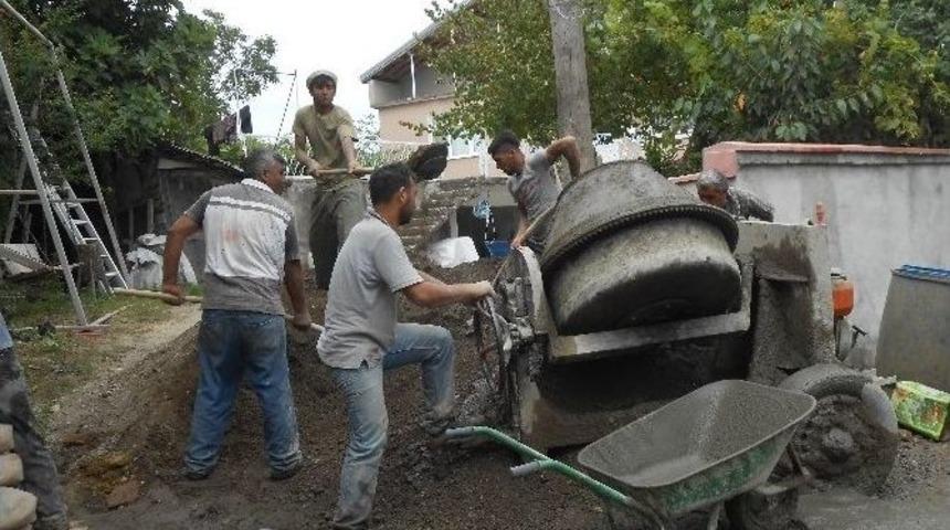 Alaplı'da Muhtarlardan K&ouml;ylere Hizmet Atağı