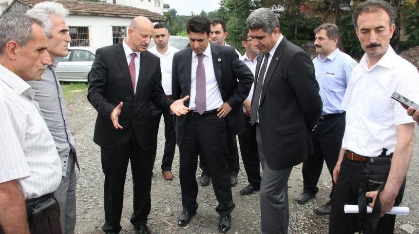 Pazar'da Yapılacak Imam Hatip Okulları Arazisinde Inceleme