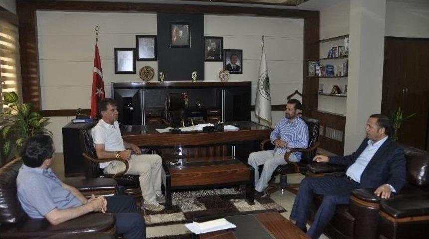 Hamur Belediye Başkanı Erg&uuml;l&rsquo;den Başkan Toltar&rsquo;a Ziyaret