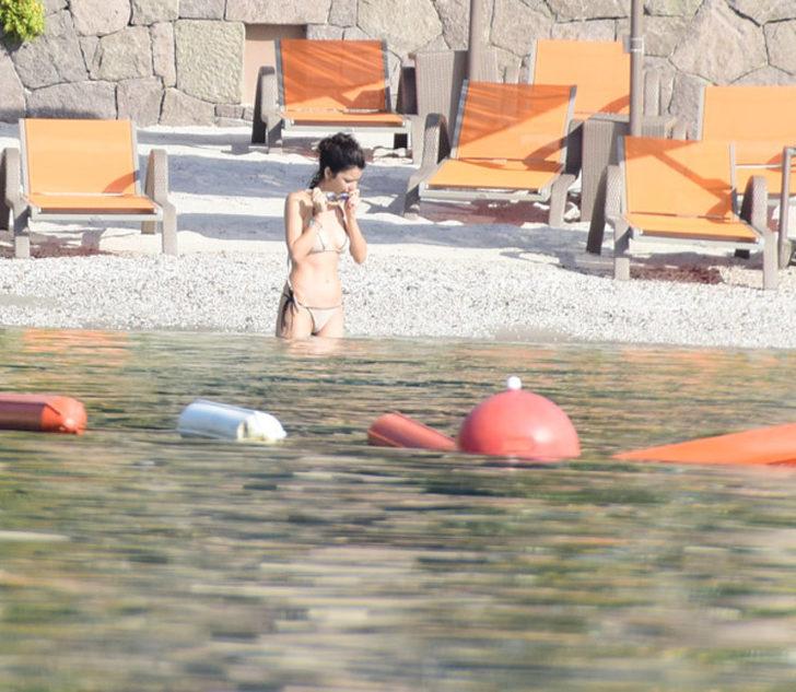 Beren Saat plajdaki çöpleri topladı! G5