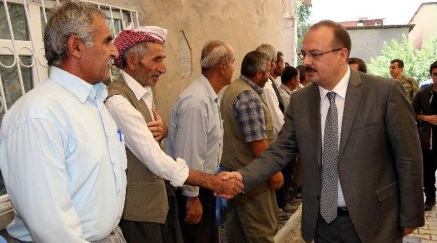 Vali Canbolat&rsquo;tan Vatandaşlara Taziye Ziyareti