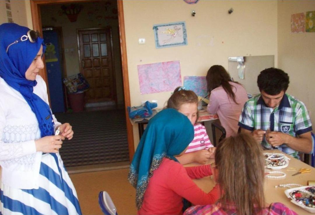 Kavak'ta Engellilere Takı Tasarım Kursu