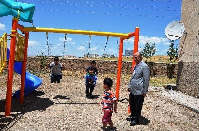 Bünyan'a Bağlanan Mahallelere Çocuk Oyun Parkları Kurulacak