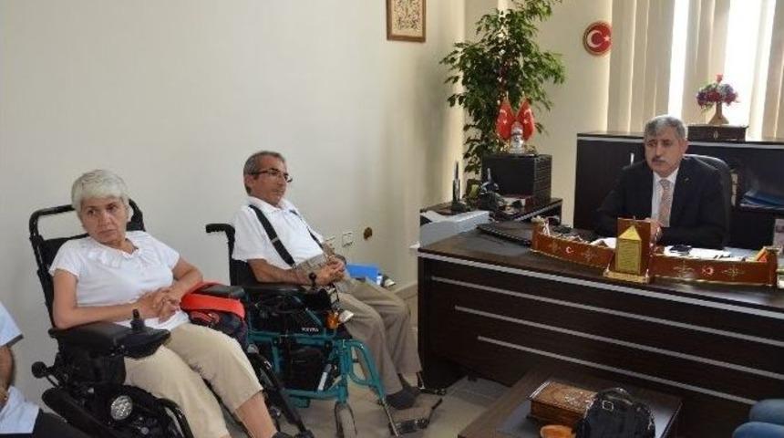 Engelli Derneklerinden Yeşilyurt Belediyesi&rsquo;ne Ziyaret