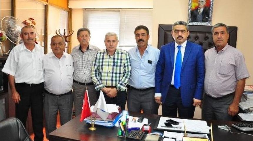 Nazilli Muhtarlar Derneği Başkan Alıcık&rsquo;ı Ziyaret Etti