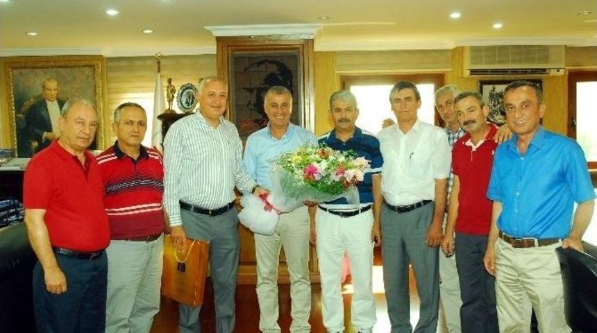 Aesob Başkanı Sevim&ccedil;ok Ve Oda Başkanlarından S&ouml;zen&rsquo;e Ziyaret