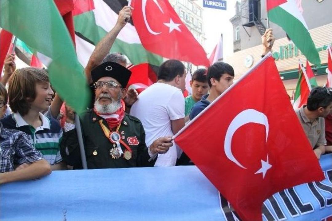 İhh Ve Memur-sen&rsquo;den Gazze Protestosu