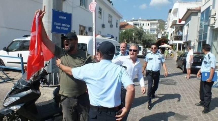 Marmaris'te Demirtaş'a Bağış Gerginliği