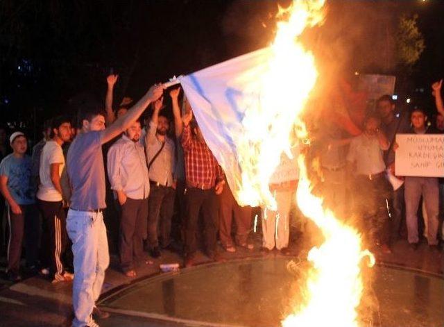 Konya’da İsrail’in Gazze’ye Saldırıları Protesto Edildi