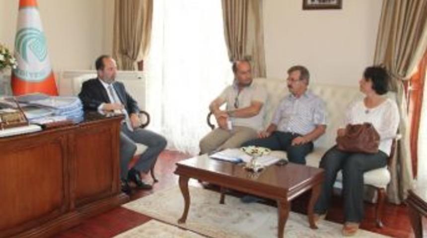 Makine M&uuml;hendisleri Odası Edirne Şubesi'nden Başkan G&uuml;rkan'a Ziyaret