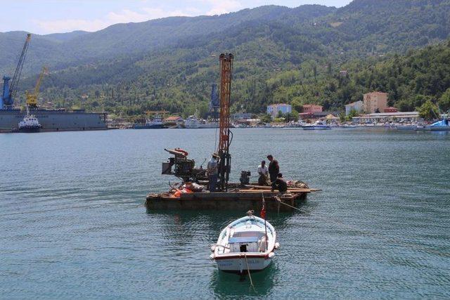 İnebolu Limanı'nda Sondaj Çalışması