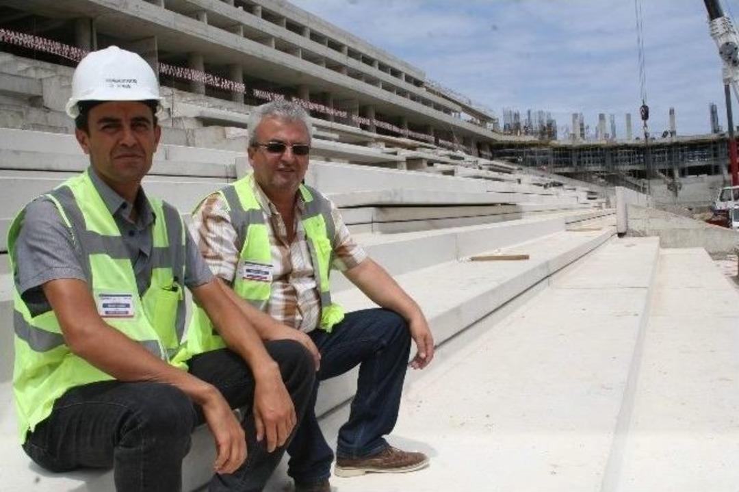 Akyazı Spor Ve K&uuml;lt&uuml;r Merkezi İnşaatı Hızla S&uuml;r&uuml;yor