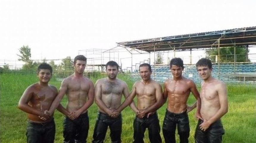 Pehlivanlar &Ccedil;ardak G&uuml;reşlerine Hazırlanıyor