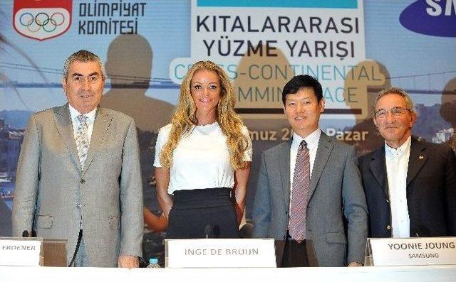 Samsung Boğaziçi Kıtalararası Yüzme Şampiyonası Basın Toplantısı Düzenlendi