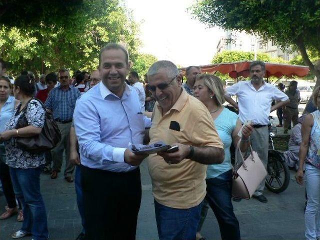 Chp Adana İl &Ouml;rg&uuml;t&uuml; İhsanoğlu İ&ccedil;in Broş&uuml;r Dağıttı 1