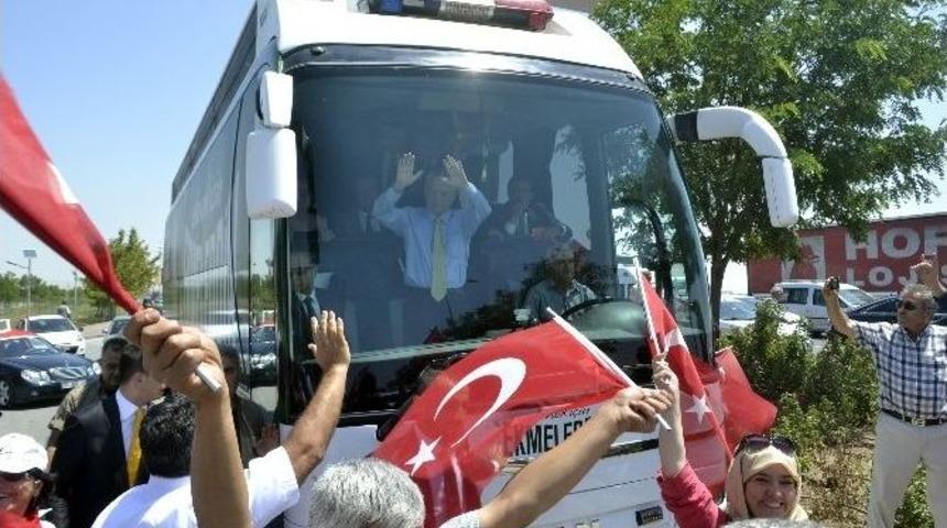 Cumhurbaşkanı Adayı İhsanoğlu Konya&rsquo;da