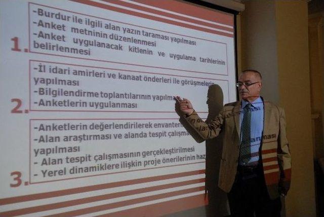 Burdur&rsquo;un Yerel Dinamikleri Projesi, &Ouml;n Rapor &Ccedil;alışmaları Başladı 2