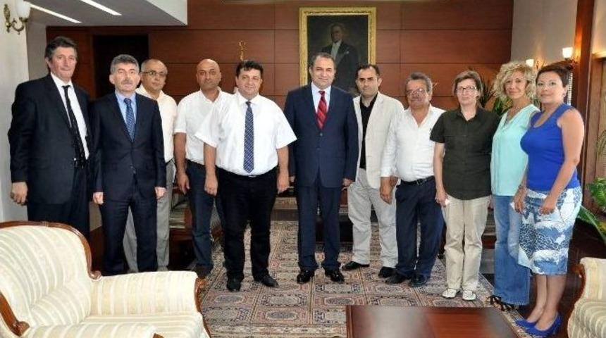 Zonguldak Kent Konseyinden, Vali Kaban&rsquo;a Ziyaret