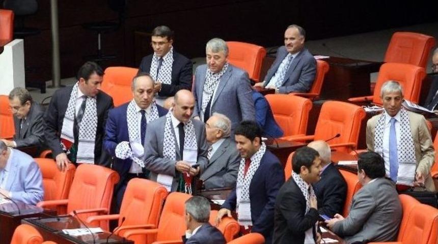 Meclis'te Vekillerden İsrail Protestosu