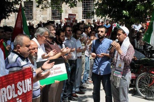 Konya’da İsrail’in Gazze Saldırıları Protesto Edildi