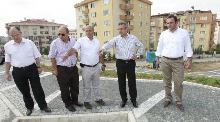 Başkan K&ouml;şker&rsquo;den Yenikent&rsquo;te İnceleme Turu