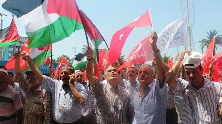 Saadet Partisi İzmir Teşkilatından İsrail Protestosu