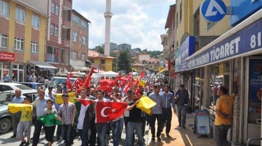 Eskipazar&rsquo;da İsrail Eylemi