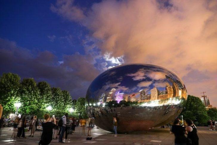 Chicago'nun "Bulut Kapısı"na turist ilgisi  G1