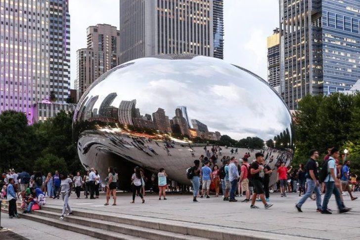 Chicago'nun "Bulut Kapısı"na turist ilgisi  G2