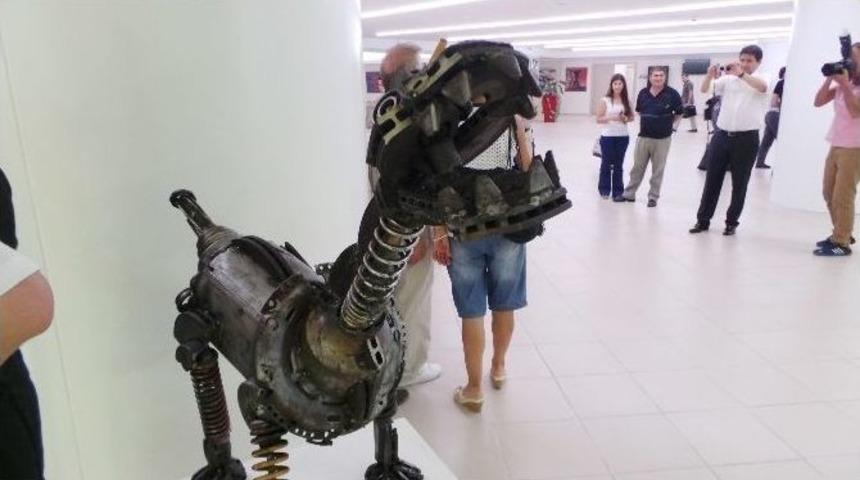 &ldquo;atık Materyalleri Kalıcı Sanata D&ouml;n&uuml;şt&uuml;rme Projesi&rdquo; Sergiyle Sona Erdi